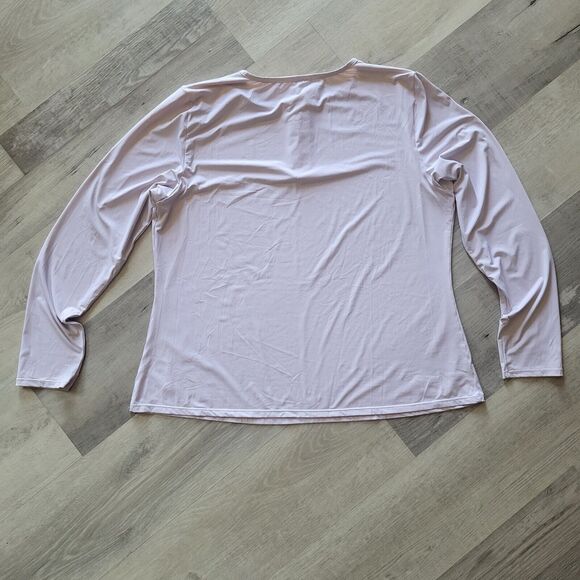Mynah Swimwear Rashguard Swim Shirt Long Sleeve Dusty Pale Pink XXL - Picture 3 of 7